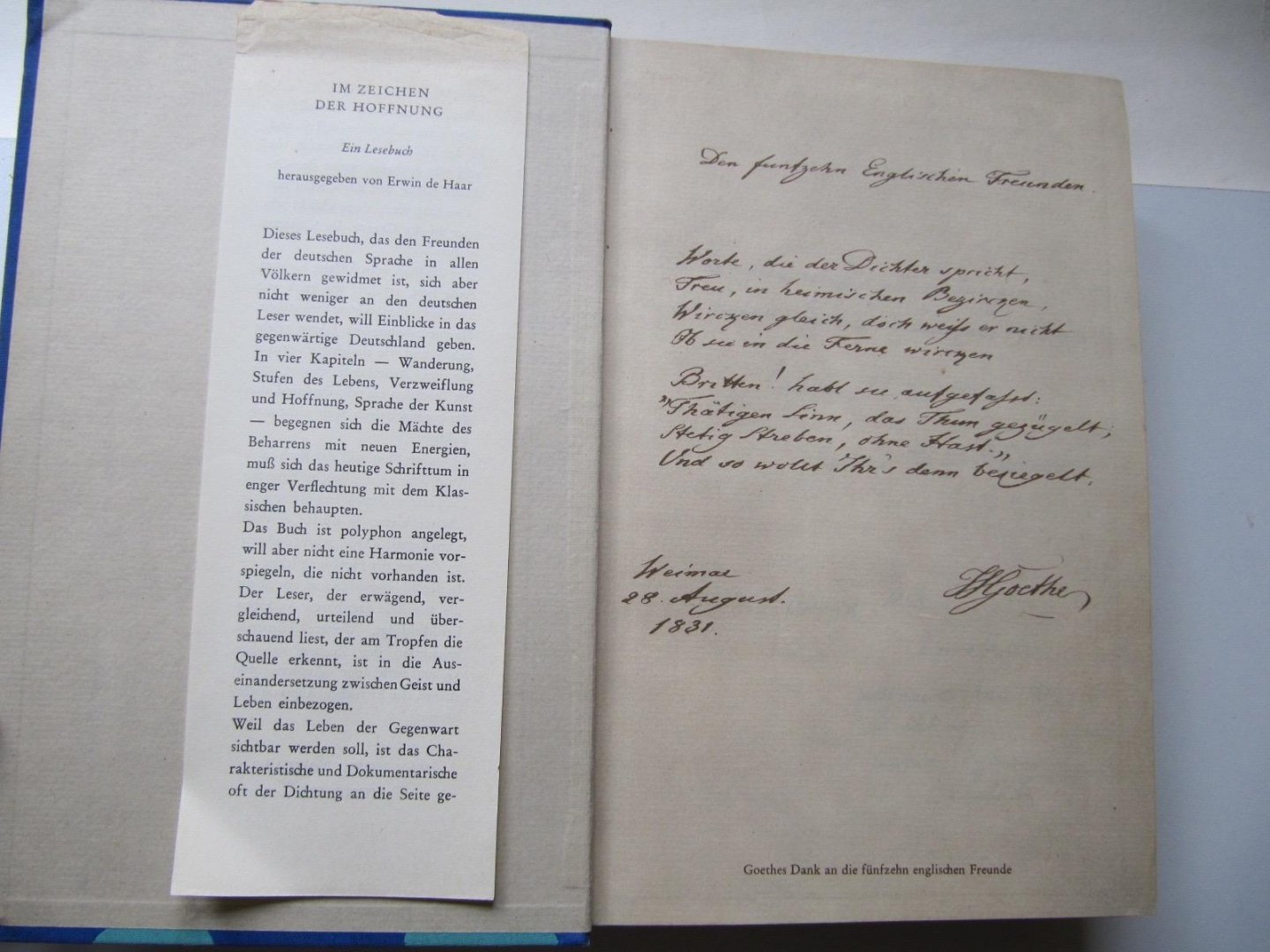 Erwin de Haar - Im Zeichen der Hoffnung