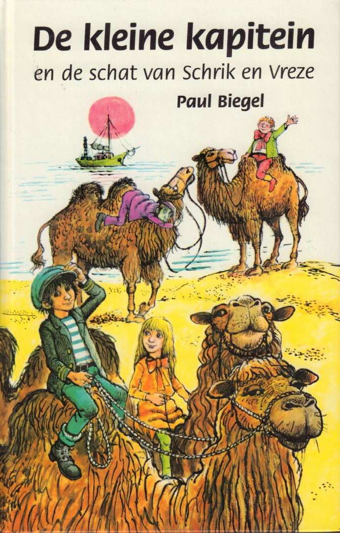 Biegel, Paul - De Kleine Kapitein en de Schat van Schrik en Vreze, 127 pag. hardcover, zeer goede staat