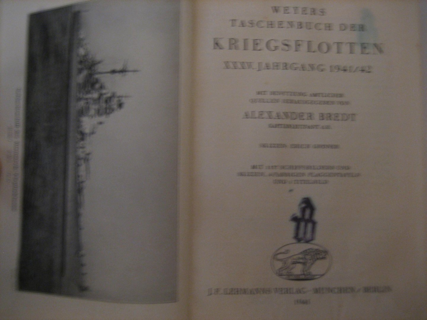 Alexander Bredt - Weyers Taschenbuch der Kriegsflotten XXXV. jahrgang 1941/1942
