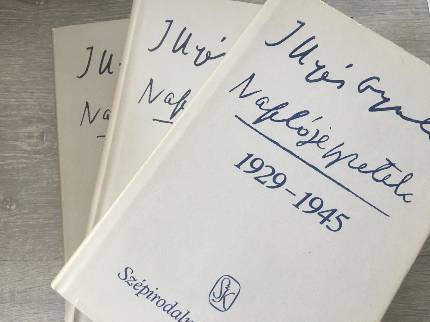 Illyés Gyuláné - Illyés Gyula Naplójegyzetek, 1929-1945, 1946-1960, 1961-1982, 3 volumes