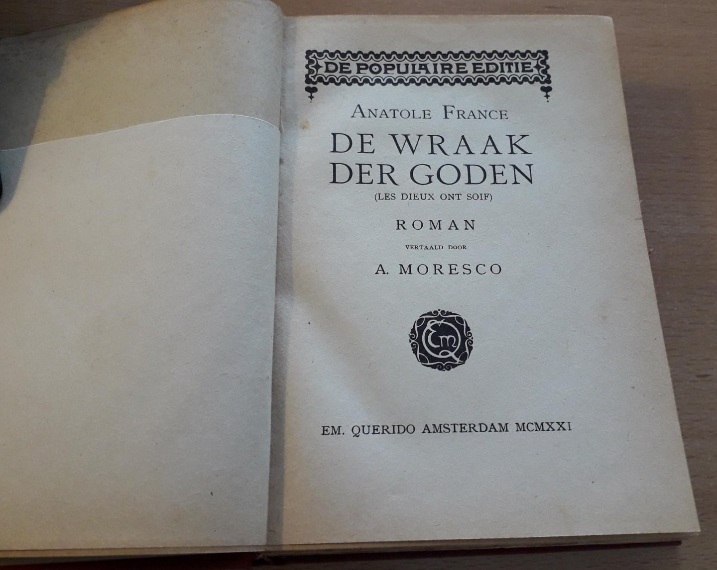 France, Anatole - De wraak der goden