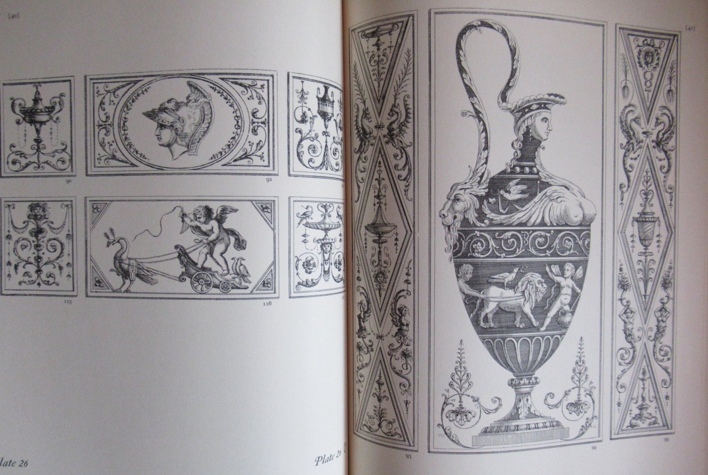 Maser, Edward A. - Classical ornament of the eighteenth century. Designs bij Michelangelo Pergolesi