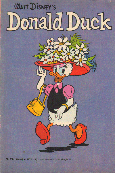 Disney, Walt - Donald Duck 1972 nr. 24, Een Vrolijk Weekblad, 10-16 juni, goede staat