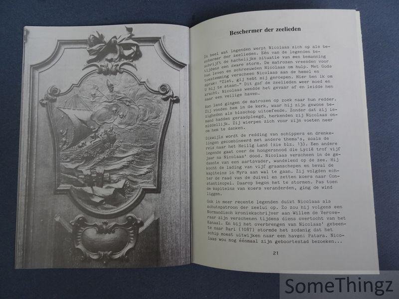 Lieven Dehandschutter. - Het leven van Sint-Nicolaas. Tien taferelen van Jan-Baptist Van der Haegen in de Sint-Niklaaskerk te Brussel. [Tijdingen van het Sint-Nicolaas Genootschap]