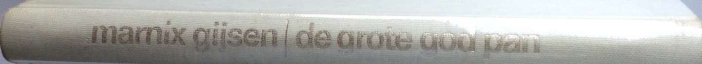 Gijsen, Marnix - De Grote  God Pan