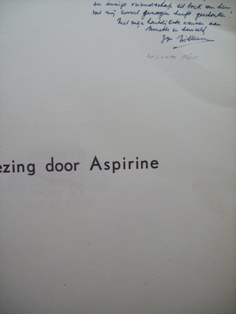 Gerard Walschap - "Genezing door Aspirine"
