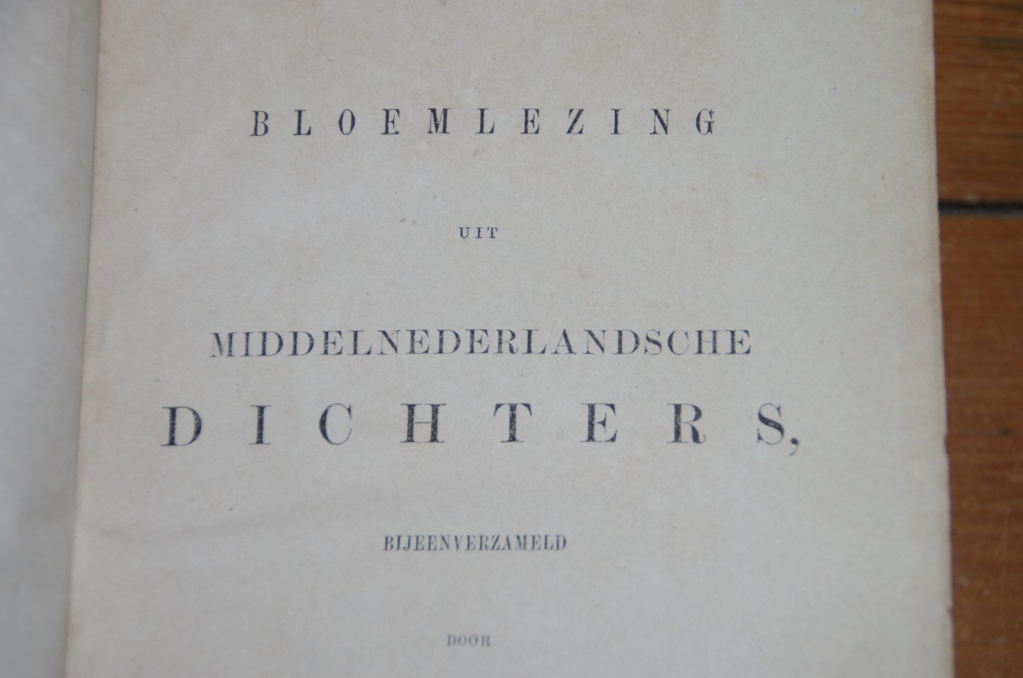 verzameld door E. Verwijs - Bloemlezing uit middelnederlandsche Dichters