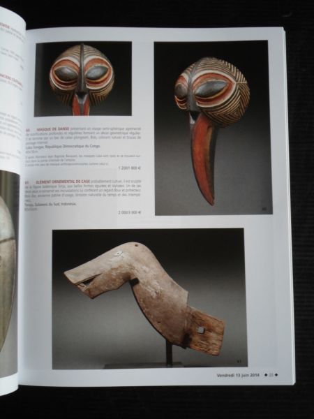 Veilingcatalogus Alain Castor, Laurent Hara, Drouot Paris - Oceanie, Himalaya, Insulinde, Art Aborigene, l'Amerique Precolombienne