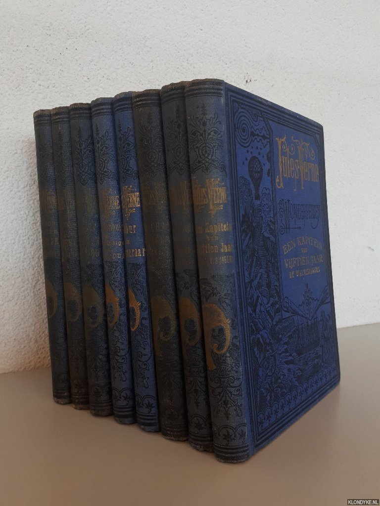 Verne, Jules - 8x Blauwe bandjes