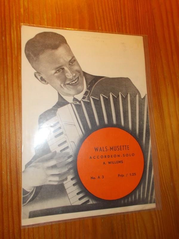 WILLEMS, A., - Wals-musette. Accordeon solo.