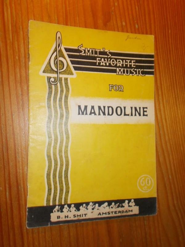 (ed.), - Smit`s favorite music for Mandoline.