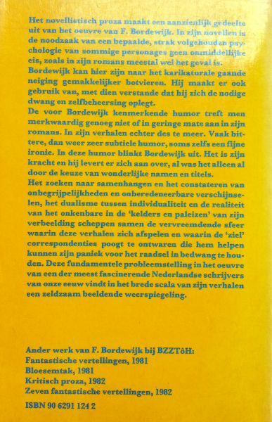 Bordewijk, F. - Verhalen (Ex.1) (Kelders en paleizen)
