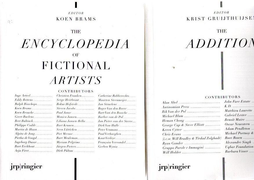 BRAMS, Koen & Krist GRUIJTHUISEN [Ed.] - The Encyclopedia of Fictional Artists + The Addition.