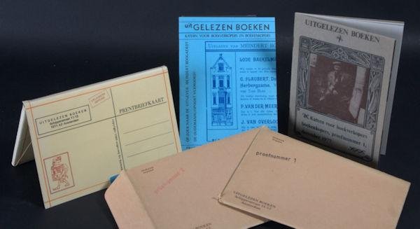 Vat, Joachim & Hubertus Jacobus Goldstein (opstellers). - Uitgelezen boeken. Katern voor boekverkopers en boekenkopers. Proefnummer 1, 2 & 3.