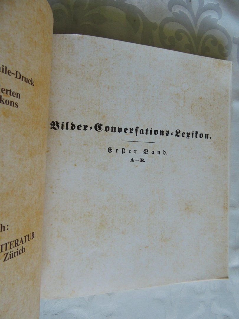  - Bilder  Conversations  Lexicon Lexikon. fur das deutsche Volk. Ein Handbuch zum Verbreitung gemeinnützer Kenntnisse und zur Unterhaltung