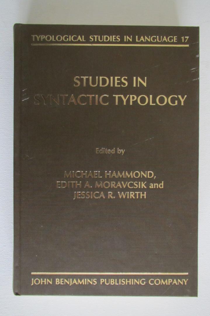 Michael Hammond, Edith Moravcsik en Jessica Wirth - Typological Studies in Language 17 - Studies in syntactic typology