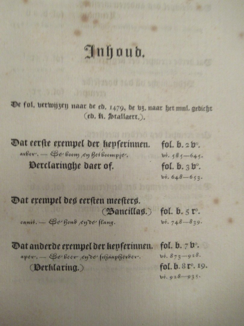 Botermans, A.J. - Die hyftorie van die feuen wijfe mannen van romen Bewerkt door A.J. Botermans. Tekst (Herdruk naar het eenig bekende exemplaar der editio princeps Ao. 1479, berustende in de Bibliotheca Academiae Georgiae Augustae te Gottingen).