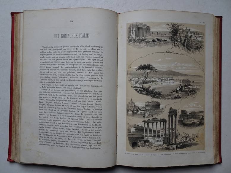 Berg, J.C. van den. - De Werelddeelen. Bewerkt naar Friedrich von Hellwald's die Erde und ihre Völker. Europa en de Poolgewesten.