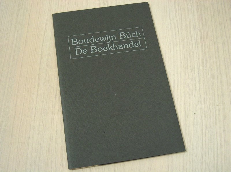 Büch, Boudewijn - De  Boekhandel
