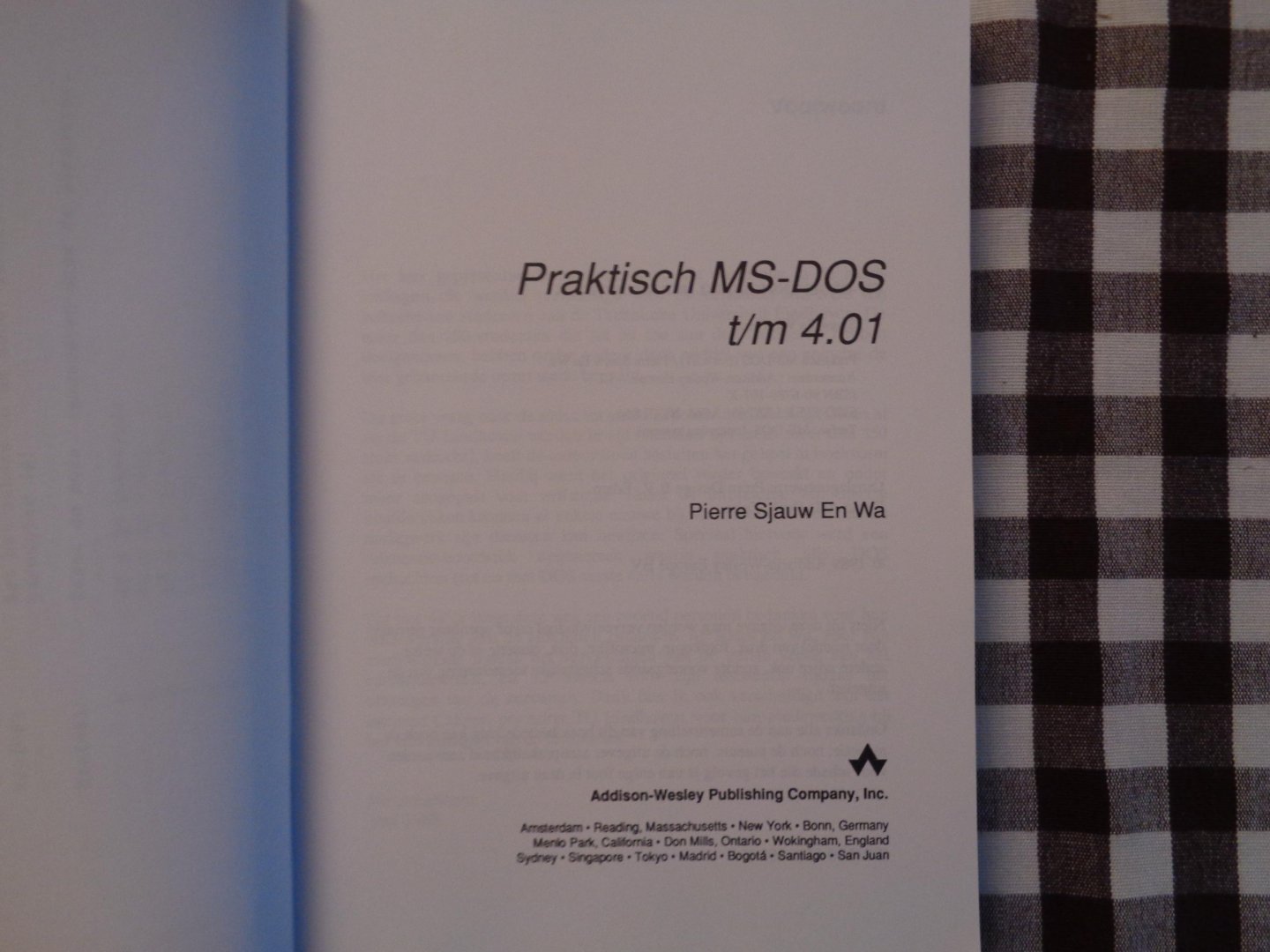 Sjauw En Wa, P. - Praktisch ms-dos t/m 4.01 /