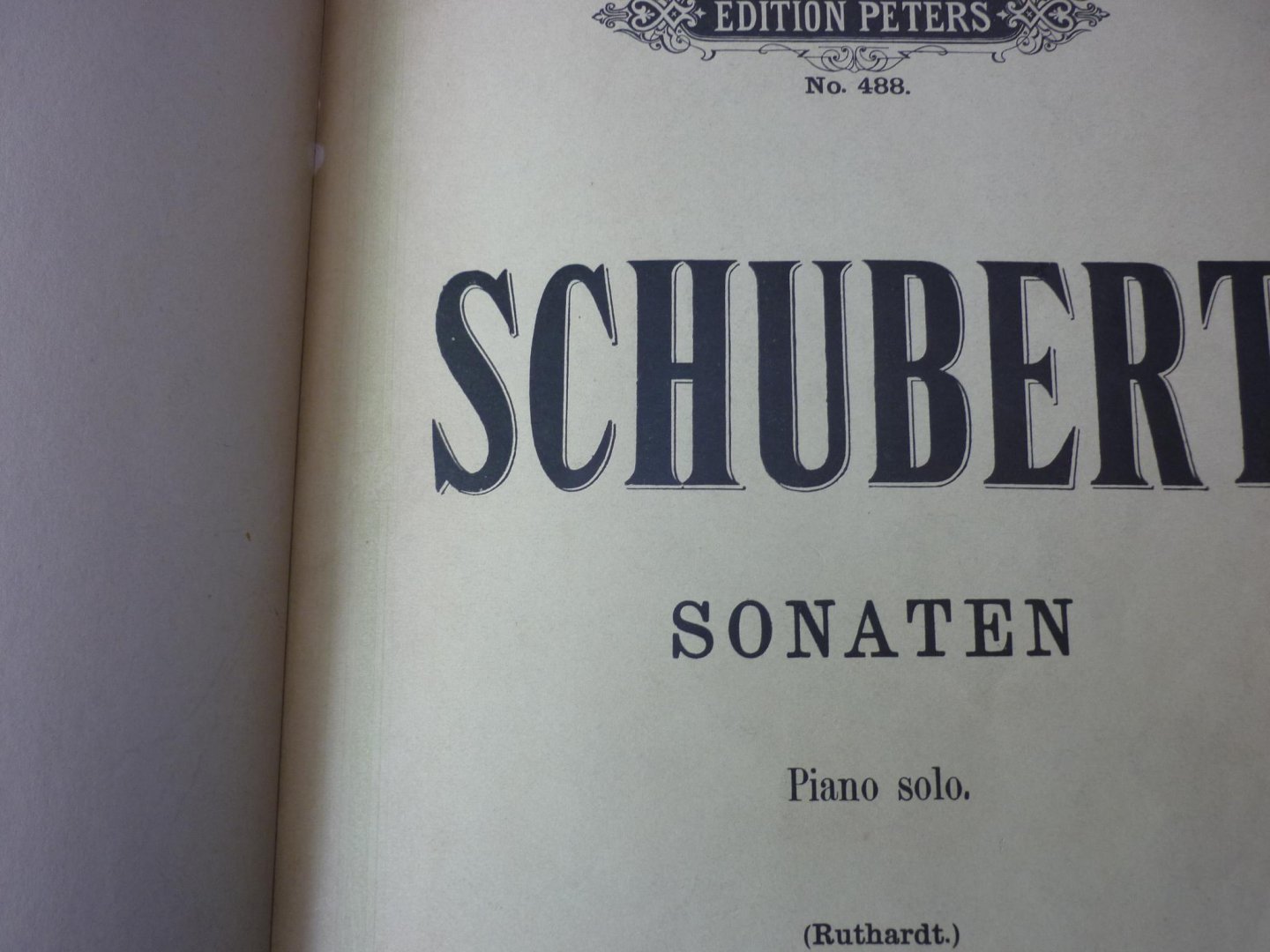 Schubert; Franz (1797–1828) - Sonaten, Band 1 en 2 in één band - voor Piano