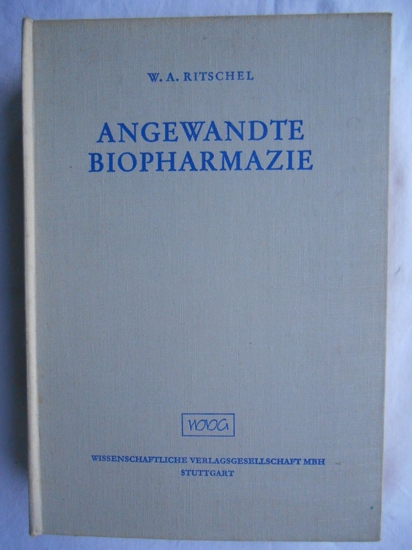 Ritschel, Prof. W.A. - Angewandte Biopharmazie