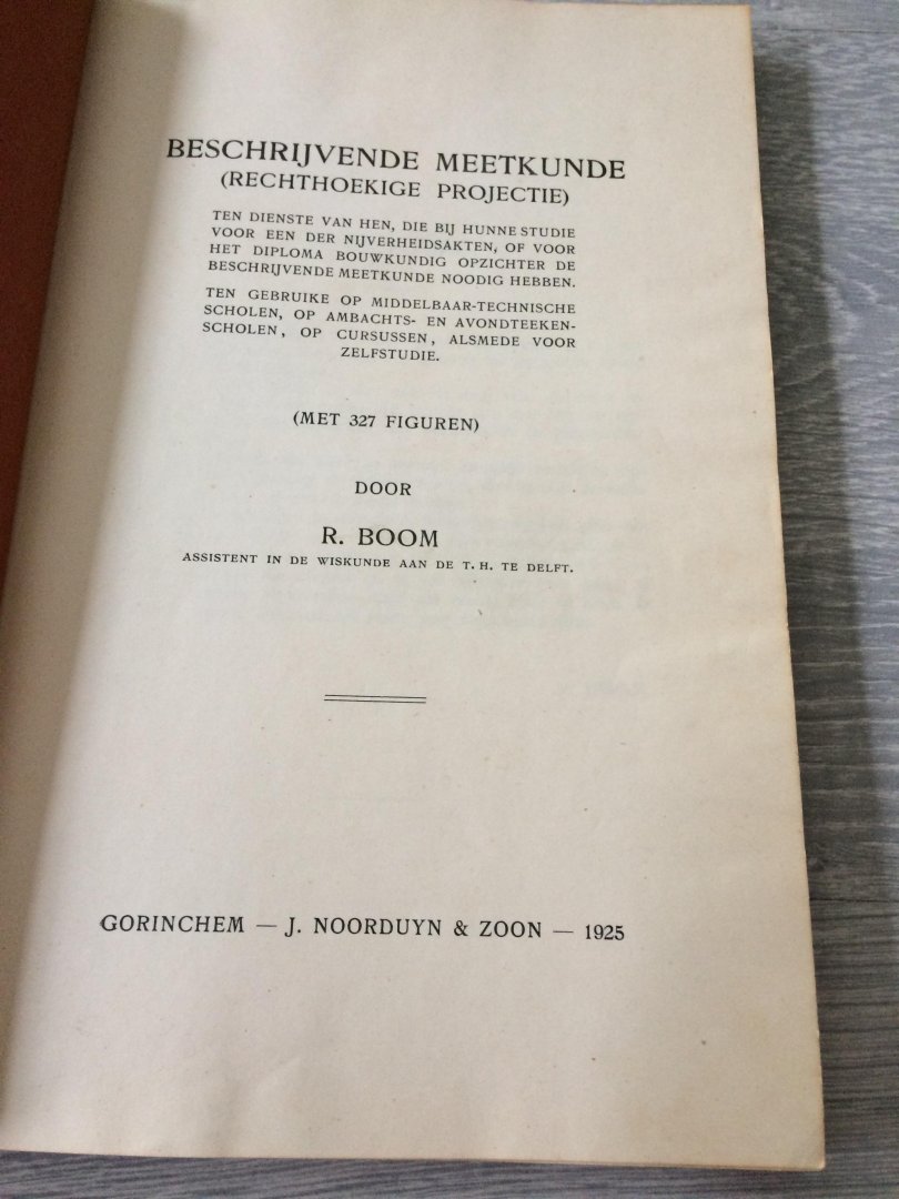 Boom - Beschrijvende meetkunde