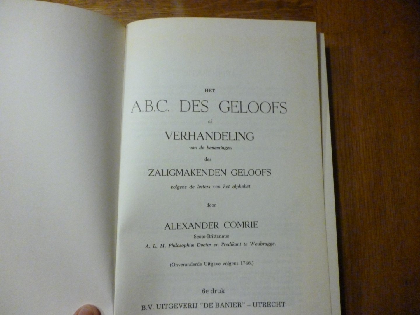 Comrie Alexander - Het abc des geloofs