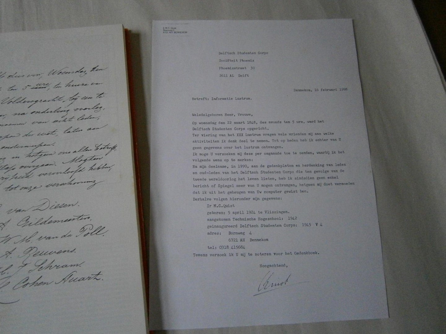 Berkel, J.F. - Delftse Studenten Corps Honderdvijfentwintig jaar