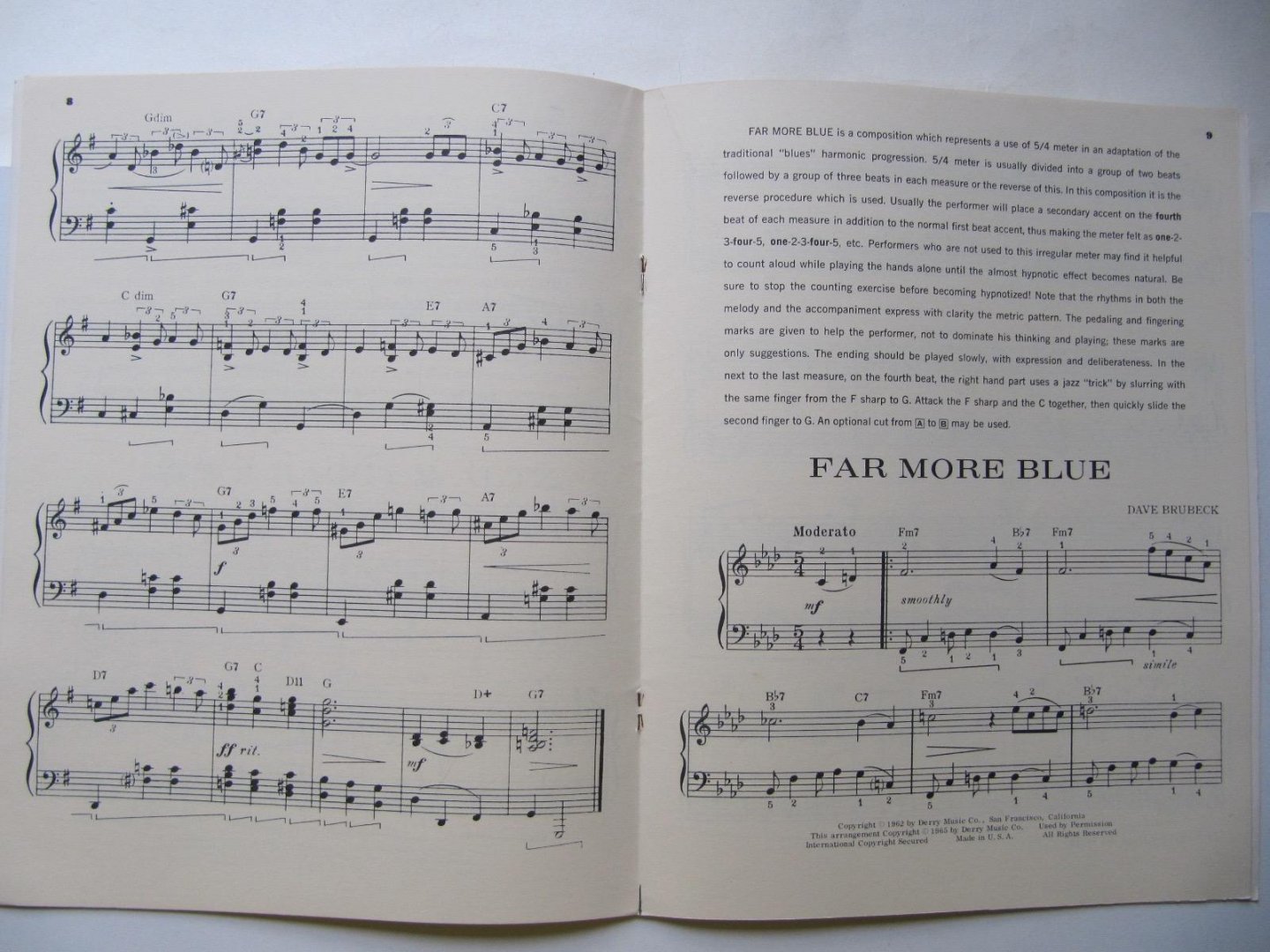 Dave Brubeck - Simply Revisited/  for easy piano