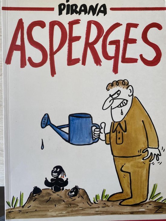 Pirana - Asperges  Pirana  ( Cartoons stripboek)