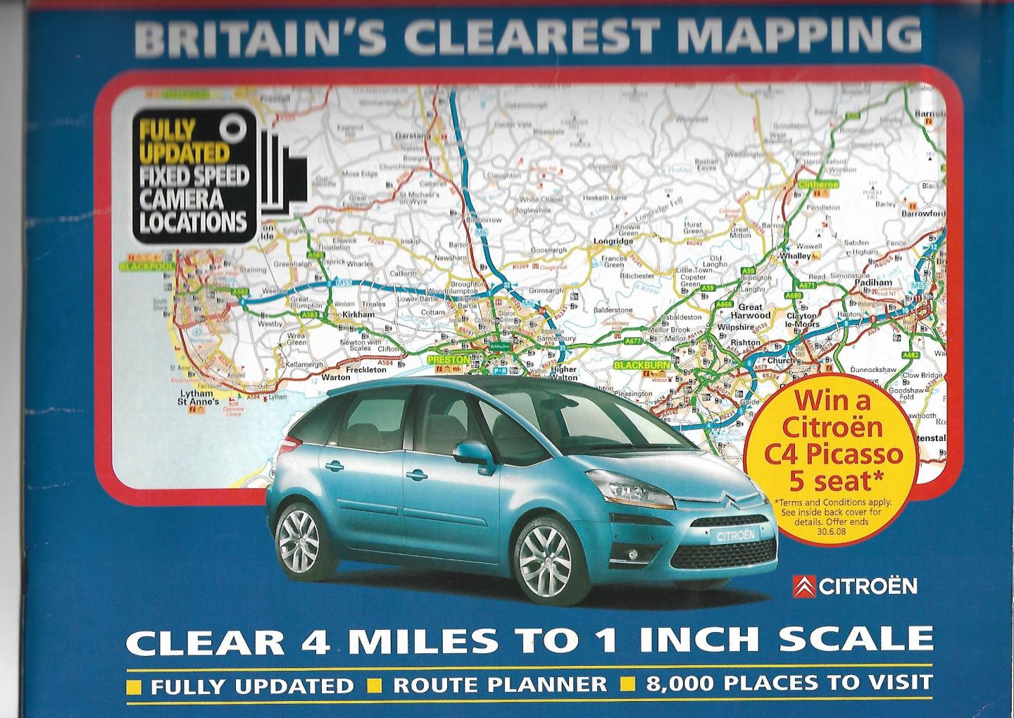  - 2008 Road Atlas Great Britain and Ireland