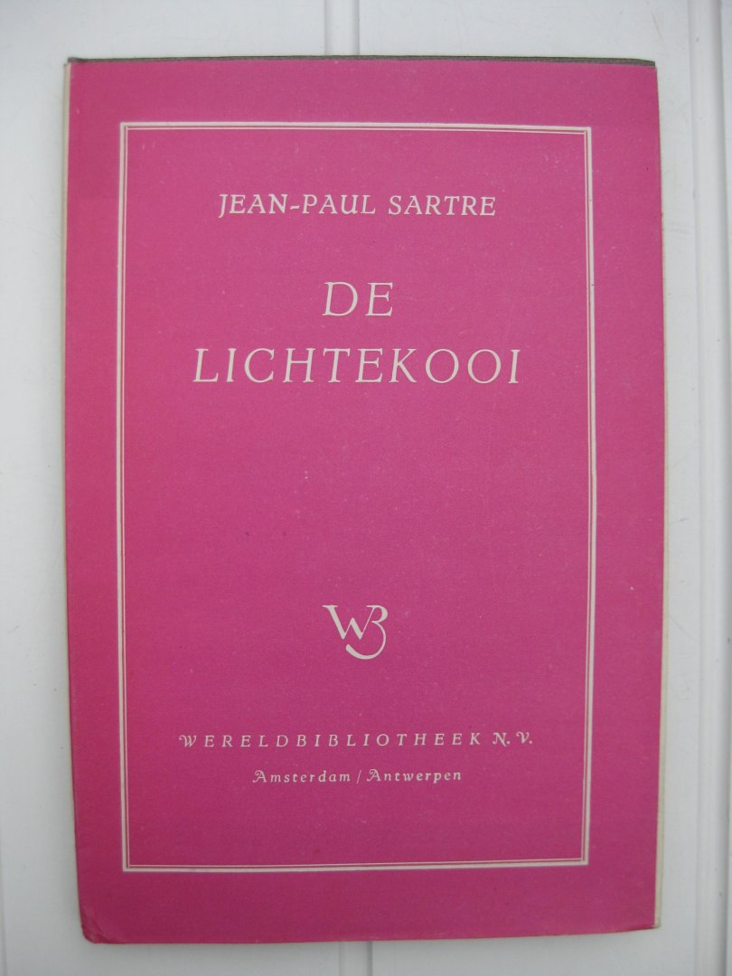 Sartre, Jean-Paul - De Lichtekooi. Toneelstuk in één bedrijf en twee taferelen.