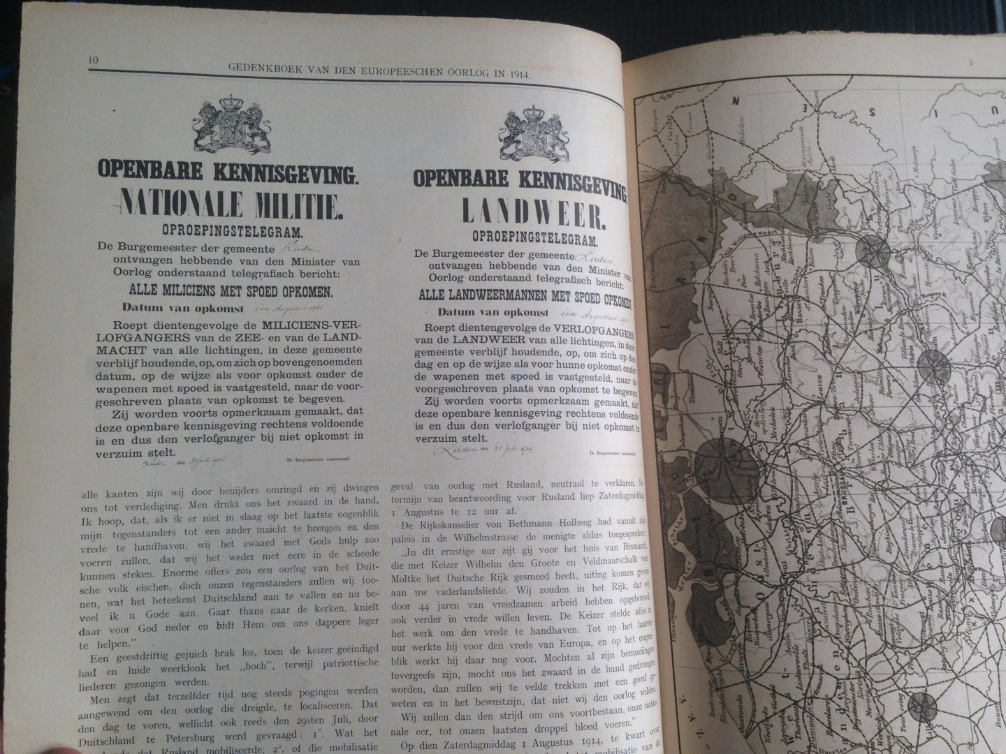 Meester, W.A.T. de - Gedenkboek van den Europeenschen Oorlog 1914