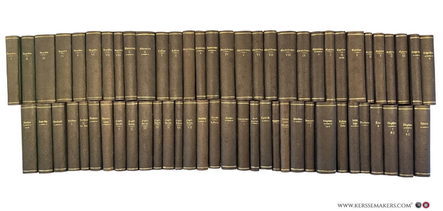 Gallhofer, Valentin / Widén, M. M. / Reichmann, J. / Möhler, J. (Hrsg.). - Bibliothek der Kirchenväter. Auswahl der vorzüglichsten patristischen Werke in deutscher Übersetzung. [63 volumes of the series].