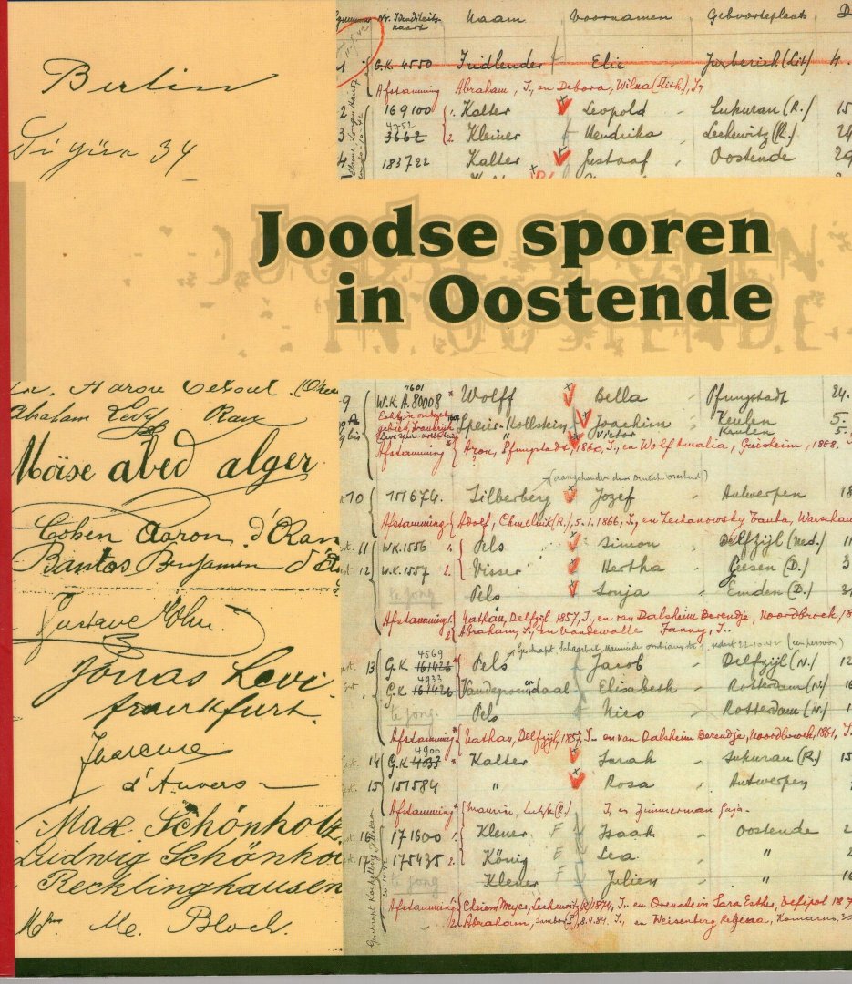 Seewald, Zahava - Joodse sporen in Oostende. (Exhibition catalogue Venetiaanse Gaanderijen in Oostende van 16 juni 2000 tot 24 september 2000)