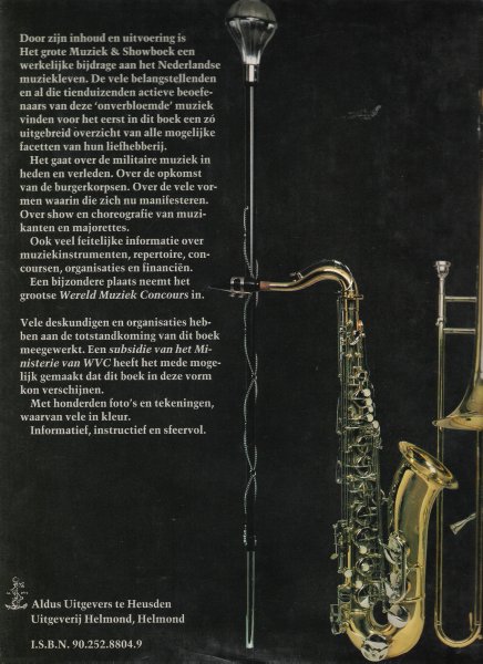 bos, chr / jans, e. - het grote muziek & showboek ( voor harmonie - fanfare - brassband - drum & showband - majorettes )