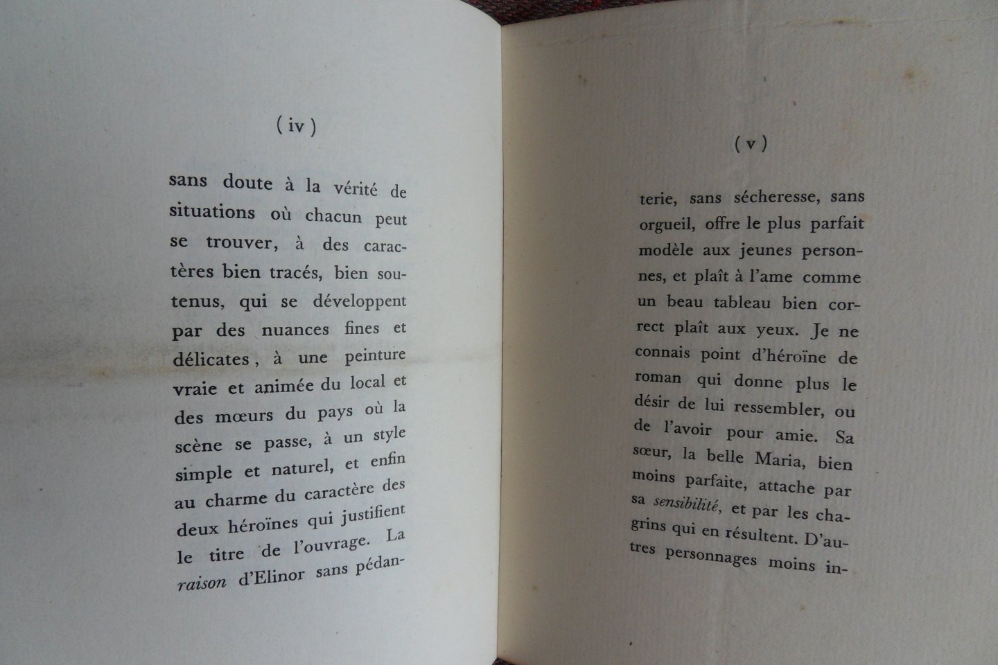 Breugelmans, R. (introduction by). - Les mères peuvent le faire lire à leurs filles. - The prefaces to the first French translations of Jane Austen`s Sens and Sensibility and Emma. - Typographical reprint with an introduction by R.B. [ Genummerd ex. 35 / 80 ].