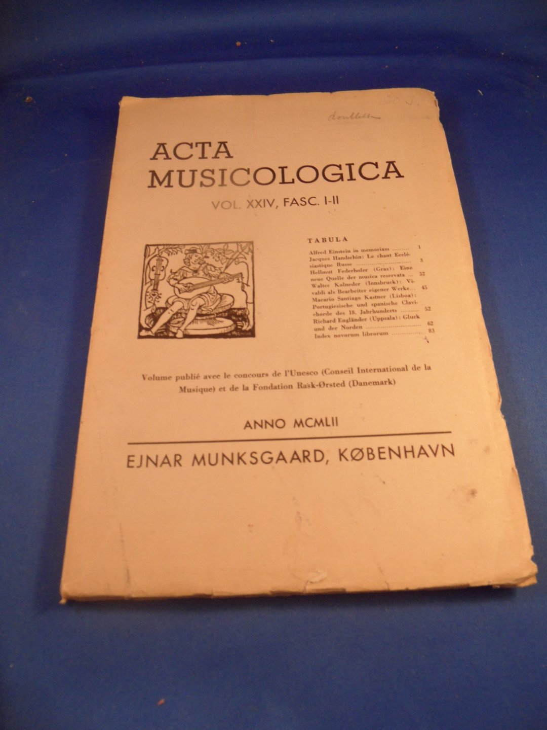  - acta musicologica vol. 24, fasc 1-2