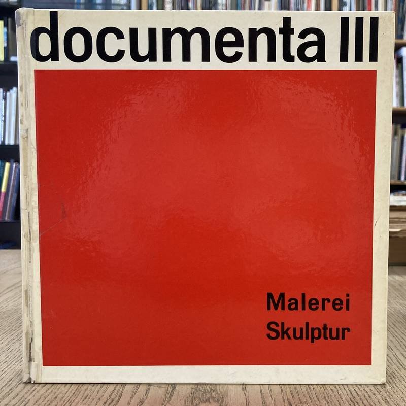 DOCUMENTA KASSEL. - Documenta III.  [Band I:] Malerei, Skulptur. n. Internationale Ausstellung 27. Juni - 5. Oktober 1964 Kassel. Alte Galerie. Museum Fridericianum. Orangerie.