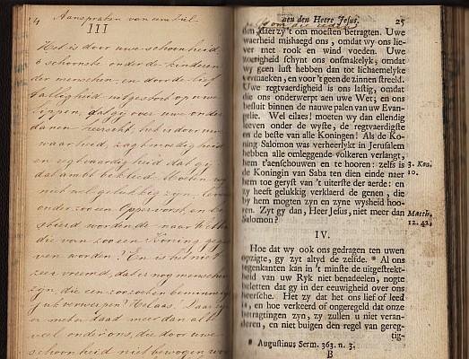 MOREL, Robert - Geestelyke aenspraeken van eene godtvrugtige ziel aen den Heere Jesus, die in het alderheiligste Sakrament des Outaers zyne eigendommen aenmerkende, betragt haere verbintenissen naer te koomen, en door gebeeden en verzugtingen de noodige hulp ...