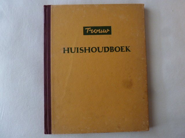 NVT - trouw huishoudboek 1951 uiygave dagblad trouw amsterdam