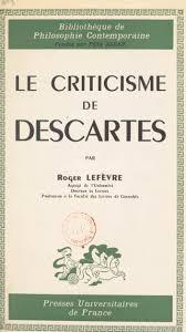Lefevre, Roger - L'humanisme de Descartes