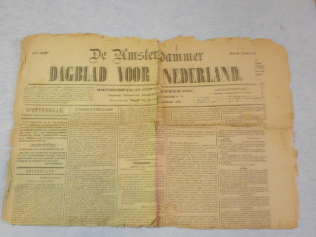 - De Amsterdammer Dagblad 24 sept 1885
