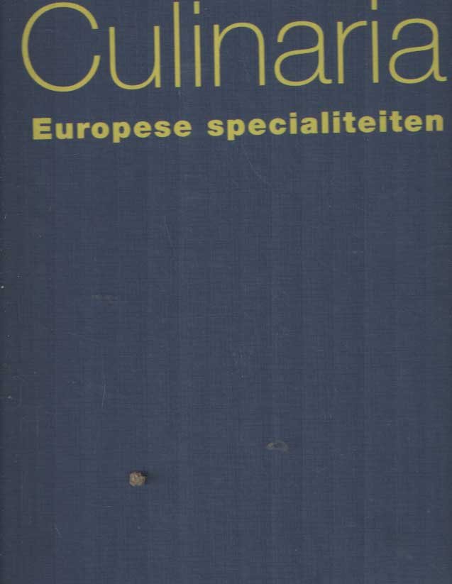 Dominé, André - Culinaria. Europese specialiteiten