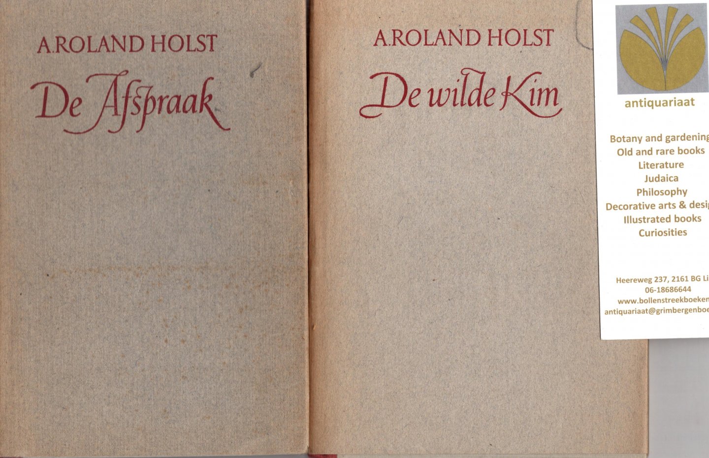 Roland Holst  A. - De afspraak; De wilde kim
