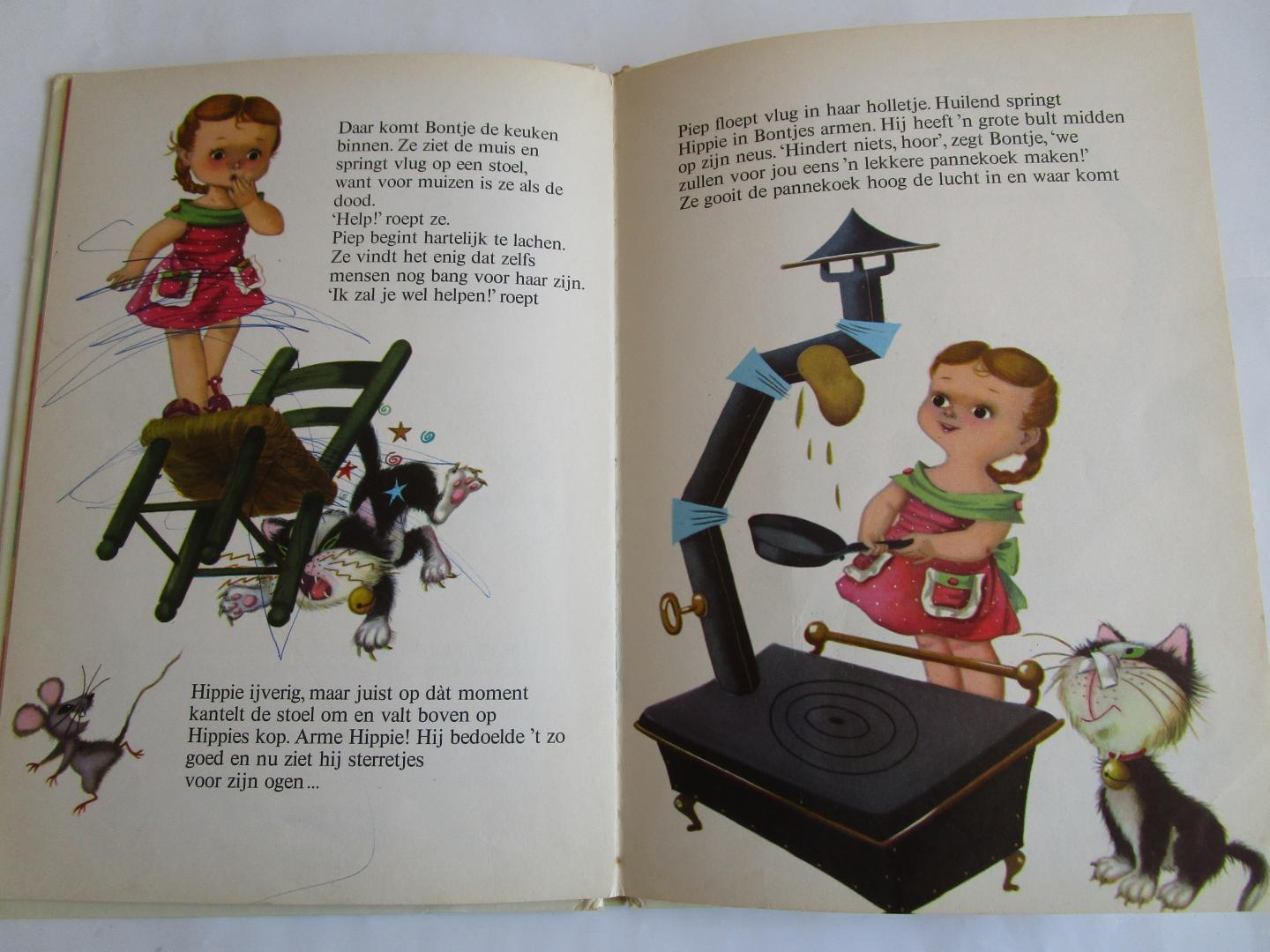 Bomans, Godfried (auteur)  Arnalot, Jiminez (tekeningen) - Bontje en haar poesje