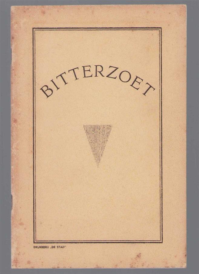 Greshoff, Jan - Bitterzoet