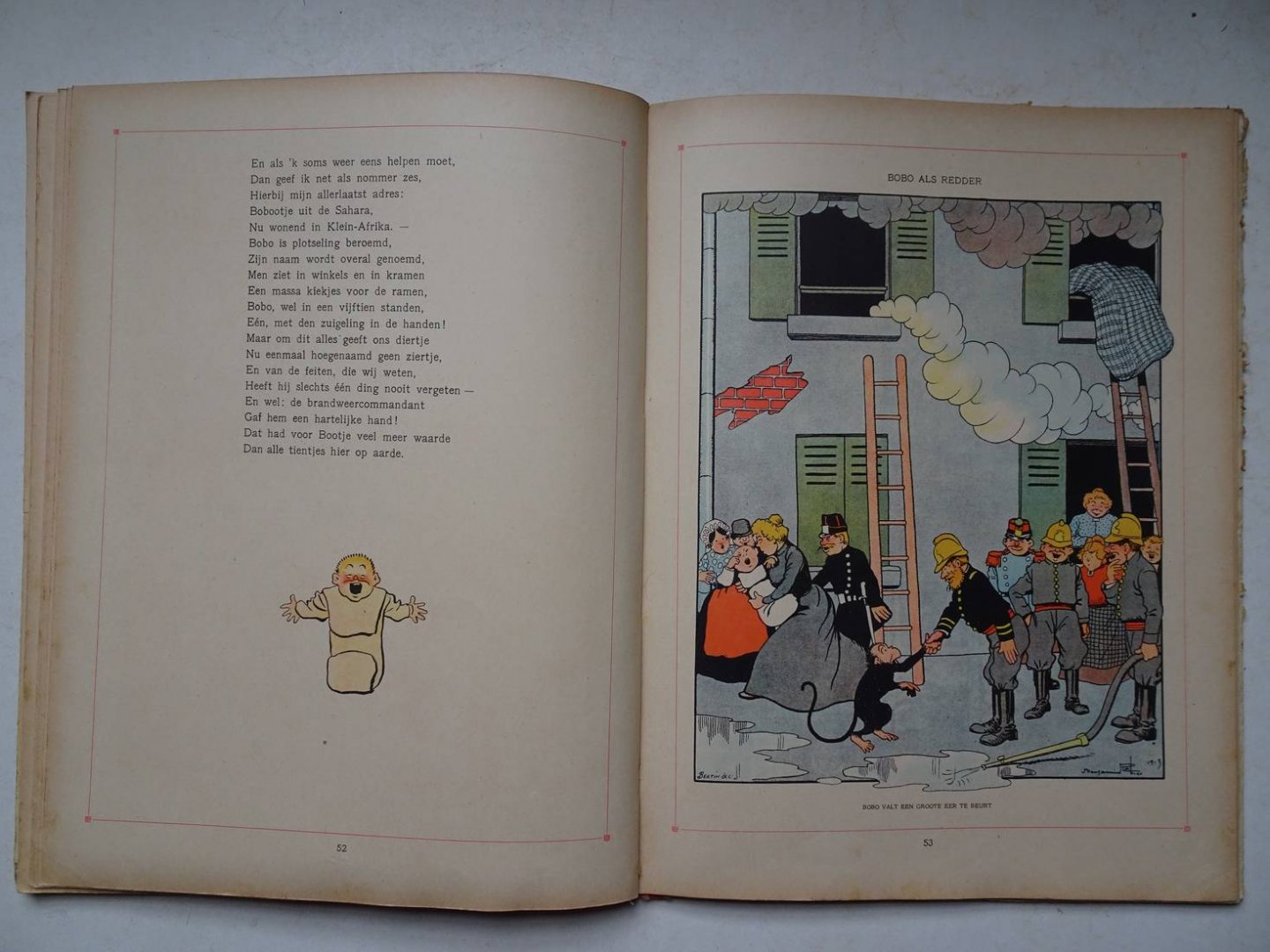 Osselen- van Delden, van & Hildebrandt, Marie. - Bobo, geschiedenis van een aap. Kind en Kunst Serie 1.