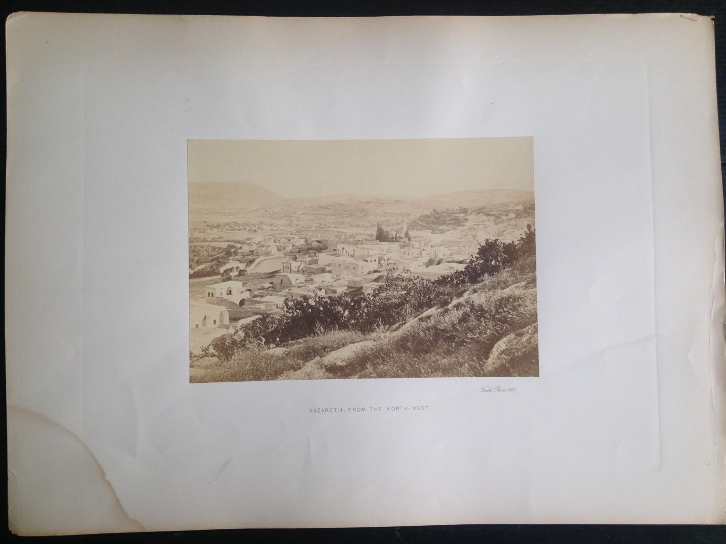Frith, Francis - Nazareth, from the north-west, Series Egypt and Palestine